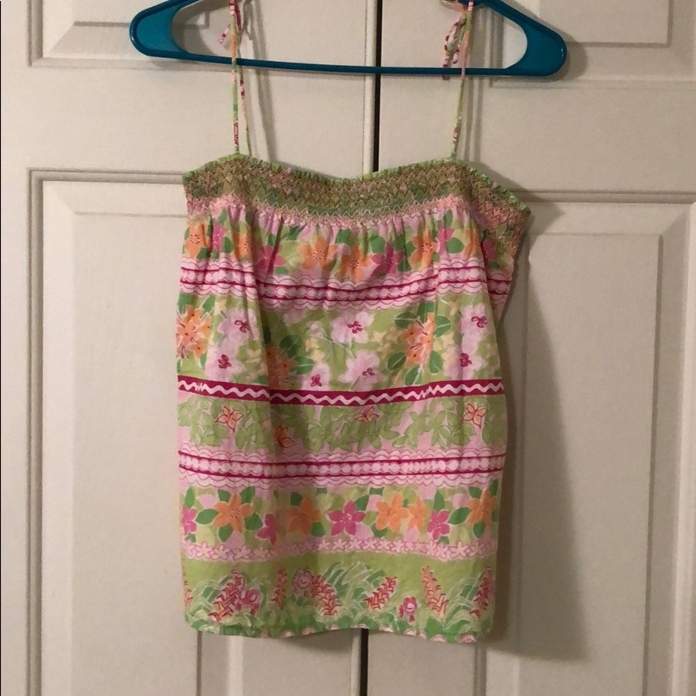 Cute White Label Lilly Pulitzer Top